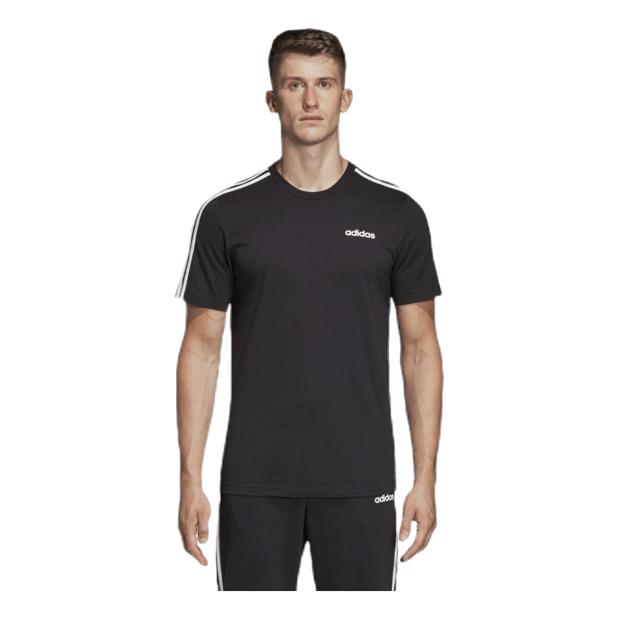 ADIDAS Essential 3S Tee White/Black 3 ADIDAS Essential 3S Tee White/Black
