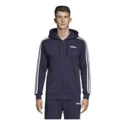 ADIDAS Essentials 3 Stripes Fullzip French Terry Legend Ink / White