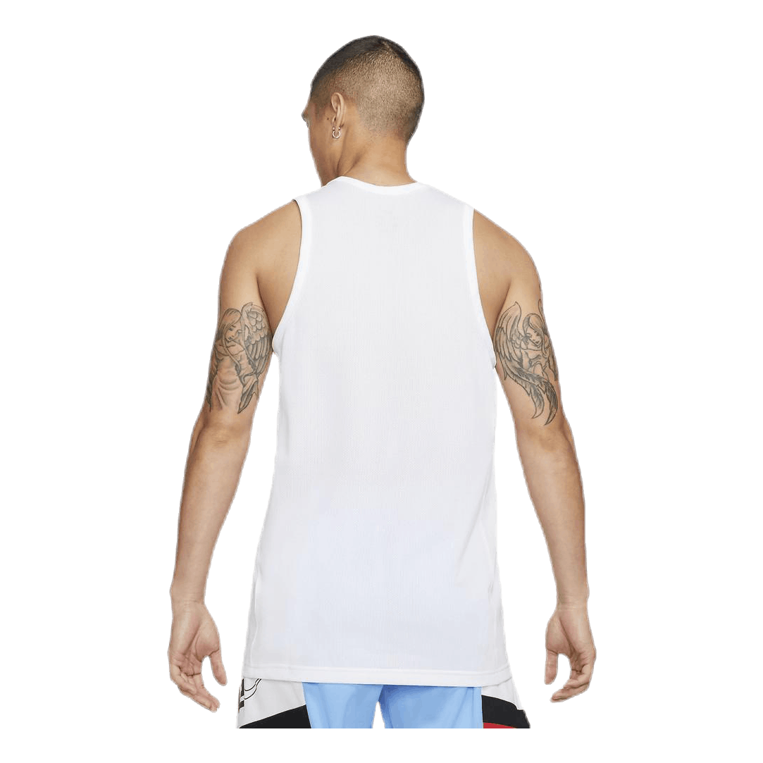 Nike Dri-FIT Basketball Top White/Black 4 Nike Dri-FIT Basketball Top White/Black - Image 2