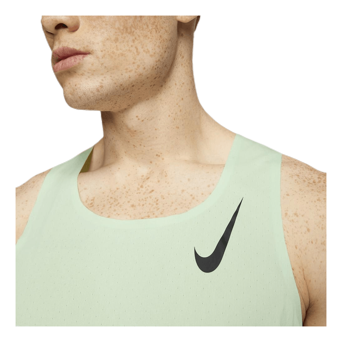 Nike AeroSwift Singlet Green/Yellow 5 Nike AeroSwift Singlet Green/Yellow - Image 3