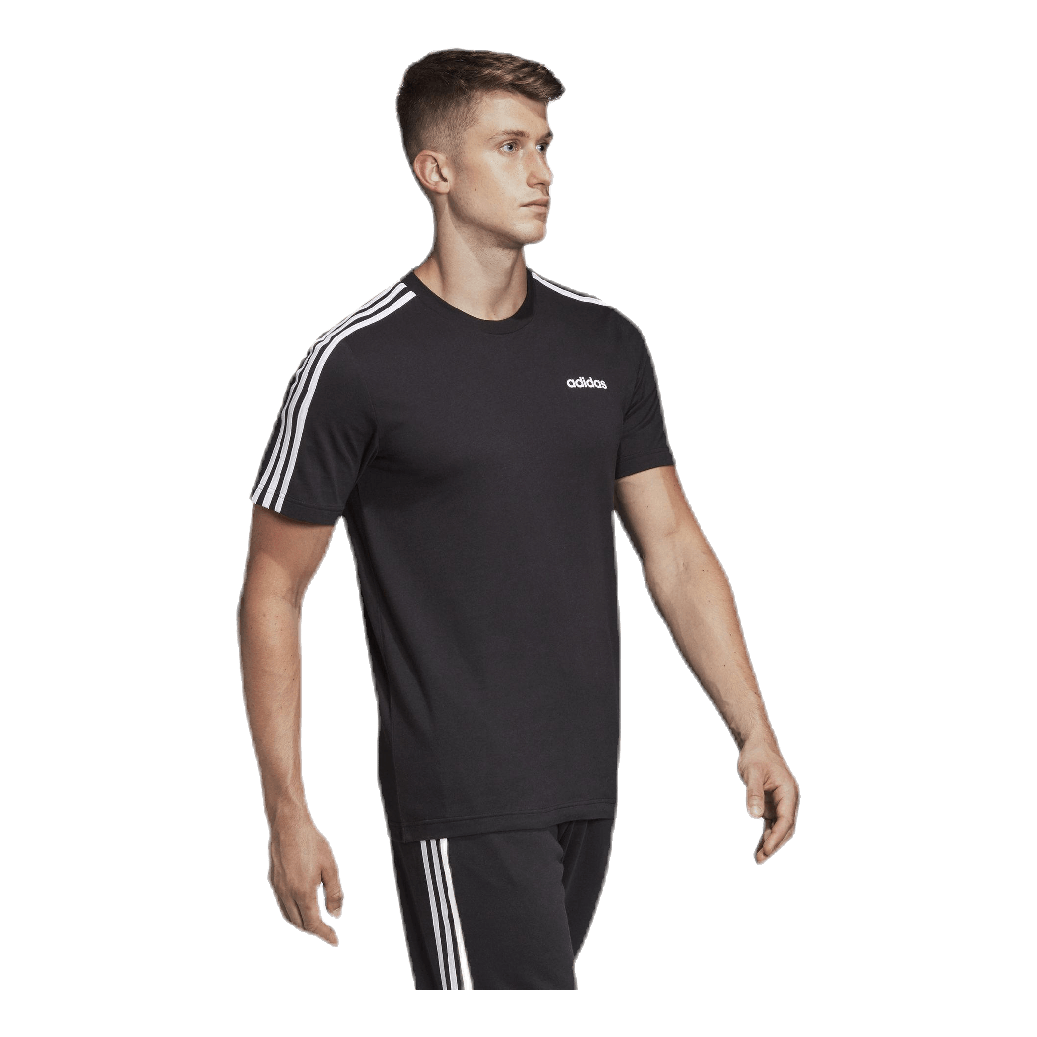 ADIDAS Essential 3S Tee White/Black 7 ADIDAS Essential 3S Tee White/Black - Image 5