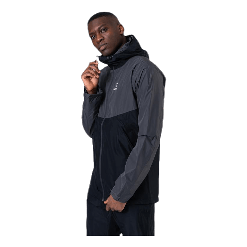 Haglöfs Mila Rain Jacket Black/Grey 4 Haglöfs Mila Rain Jacket Black/Grey - Image 2