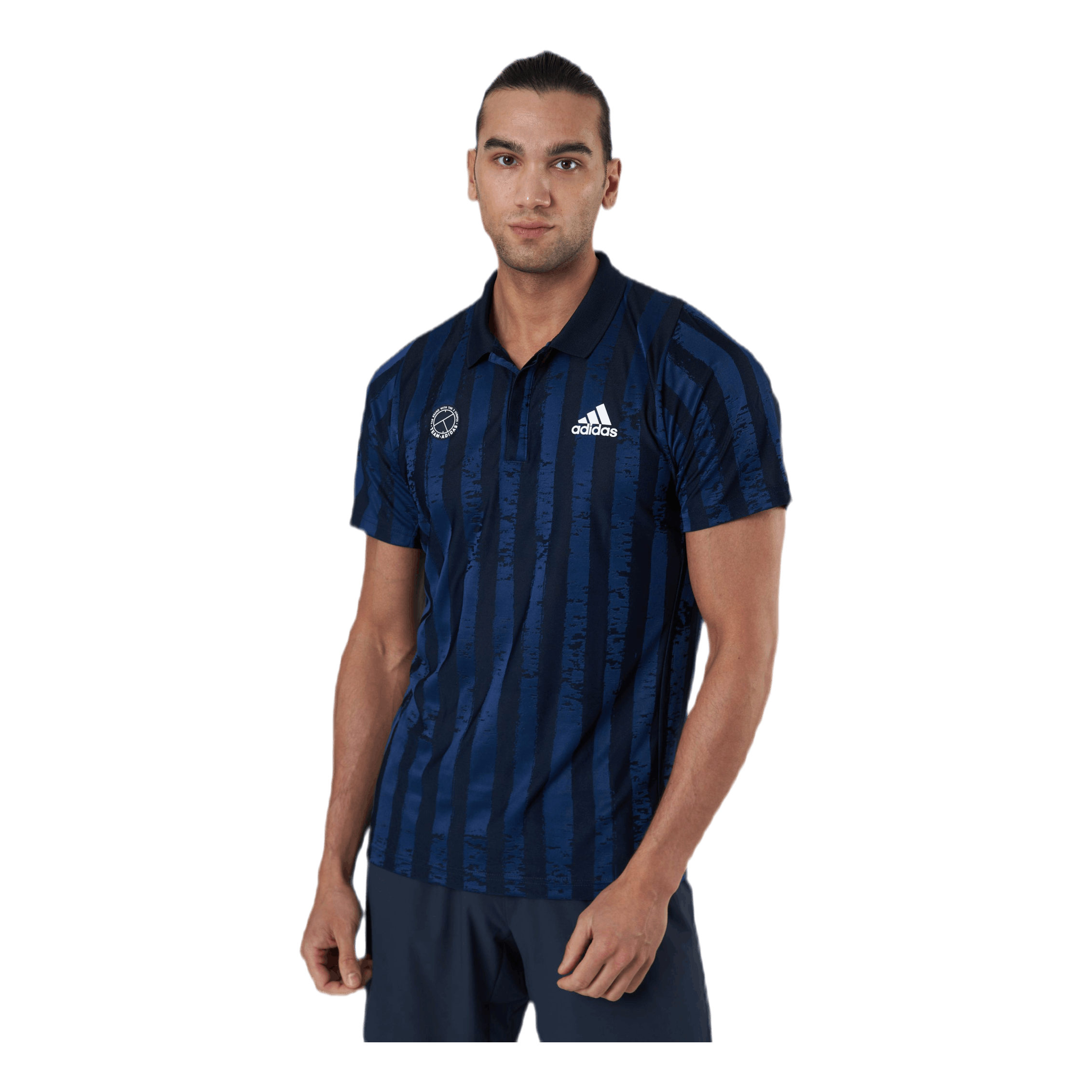 ADIDAS TENNIS Freelift Polo Engineered White/Black 3 ADIDAS TENNIS Freelift Polo Engineered White/Black