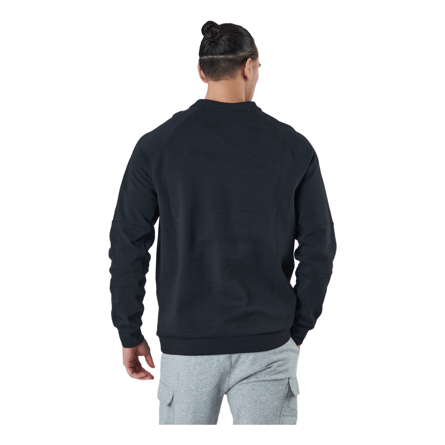 Nike Essentials Fleece Crew White/Black 5 Nike Essentials Fleece Crew White/Black - Image 3