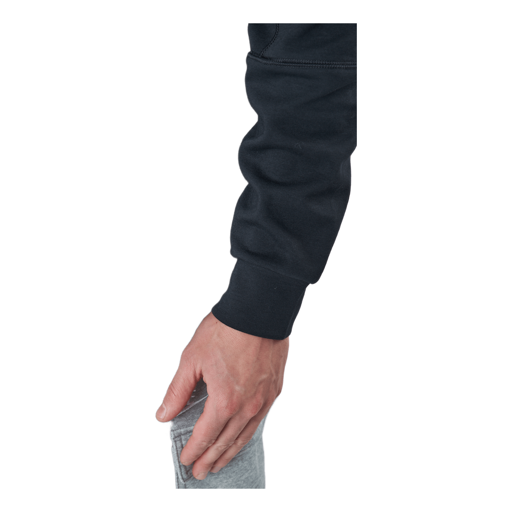 Nike Essentials Fleece Crew White/Black 6 Nike Essentials Fleece Crew White/Black - Image 4