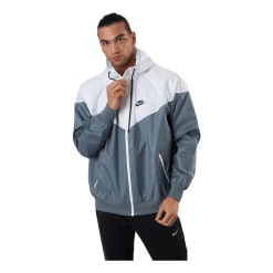 Nike Sportswear Windrunner Men's Hooded Jacket SMOKE GREY/WHITE/SMOKE GREY/BLACK