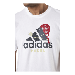 ADIDAS TENNIS Padel Graphic Logo White -Takit Myynti 2023 09433 79 005