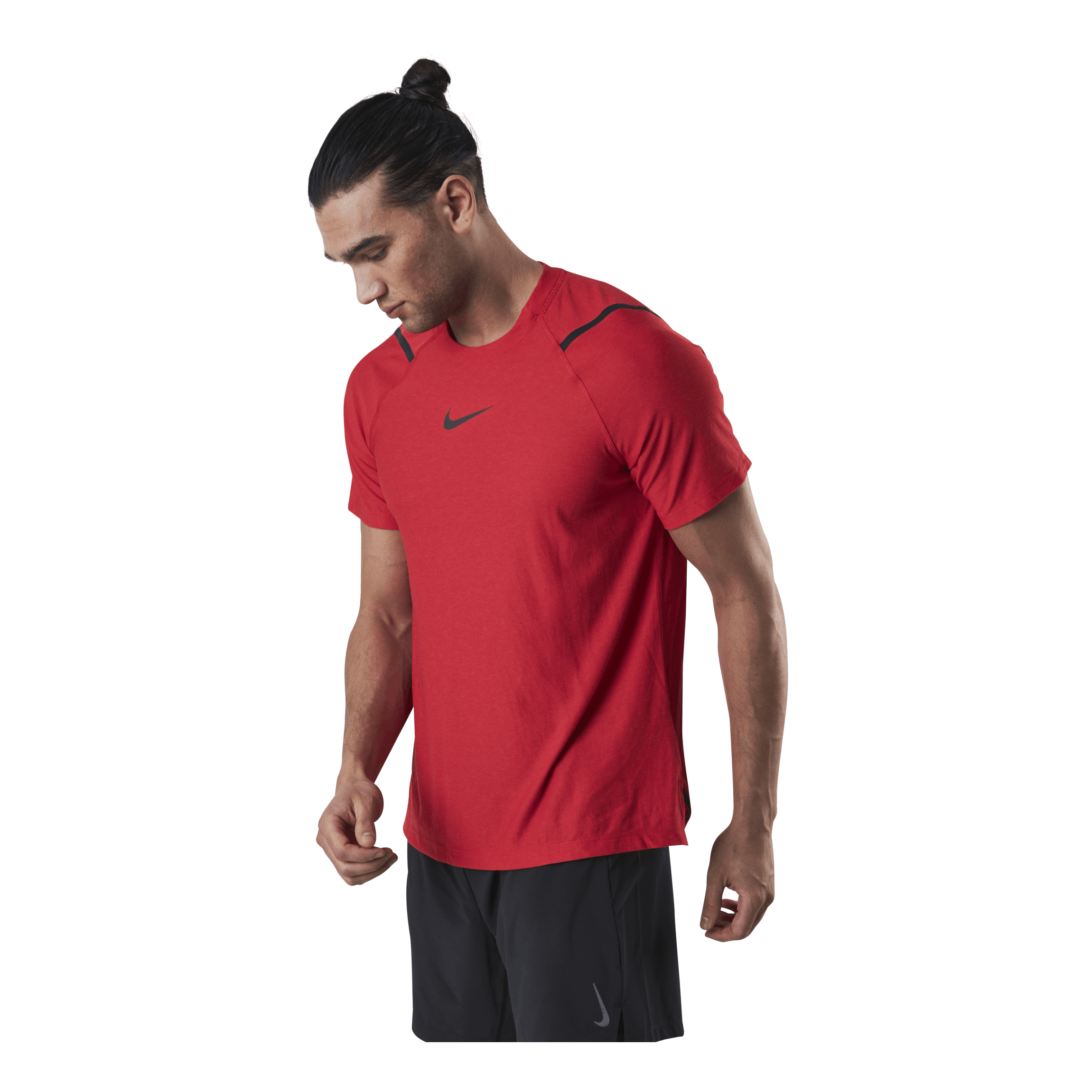 Nike Pro Npc SS Top Black/Red 4 Nike Pro Npc SS Top Black/Red - Image 2