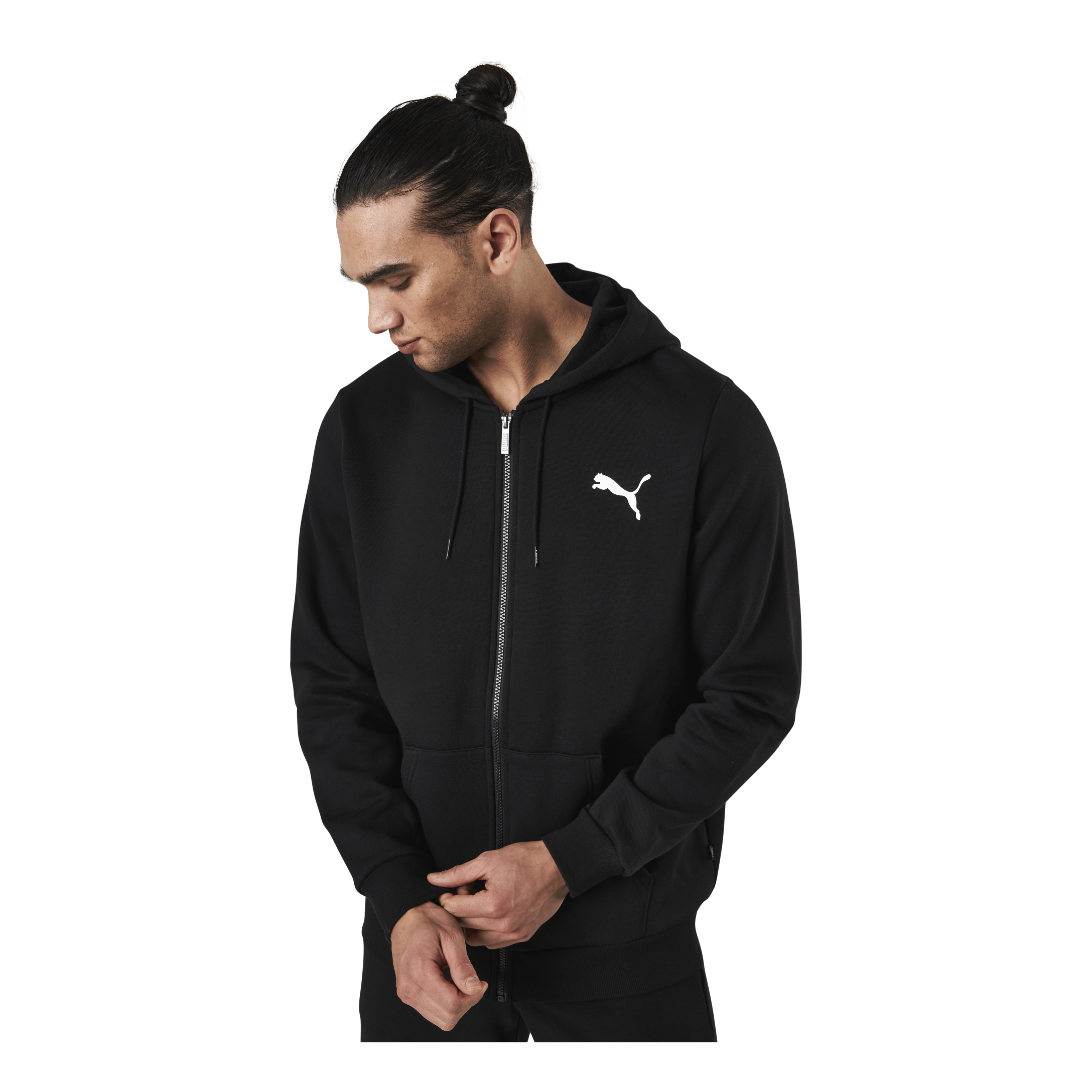 Puma Essential Small Logo Fz Hoodie Fl Black 5 Puma Essential Small Logo Fz Hoodie Fl Black - Image 3