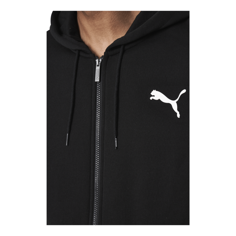 Puma Essential Small Logo Fz Hoodie Fl Black 6 Puma Essential Small Logo Fz Hoodie Fl Black - Image 4
