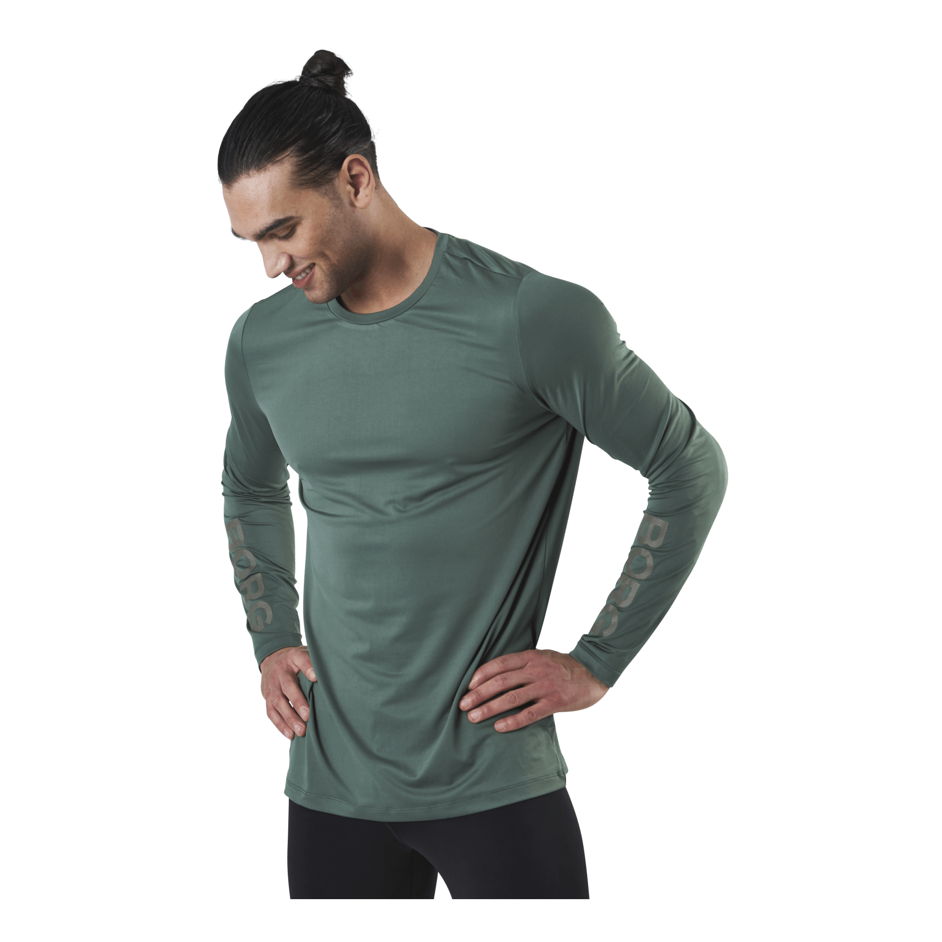 BJØRN BORG Borg LS Tee Green 5 BJØRN BORG Borg LS Tee Green - Image 3