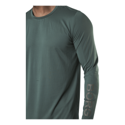 BJØRN BORG Borg LS Tee Green 9 BJØRN BORG Borg LS Tee Green -Takit Myynti 2023 09446 64 005