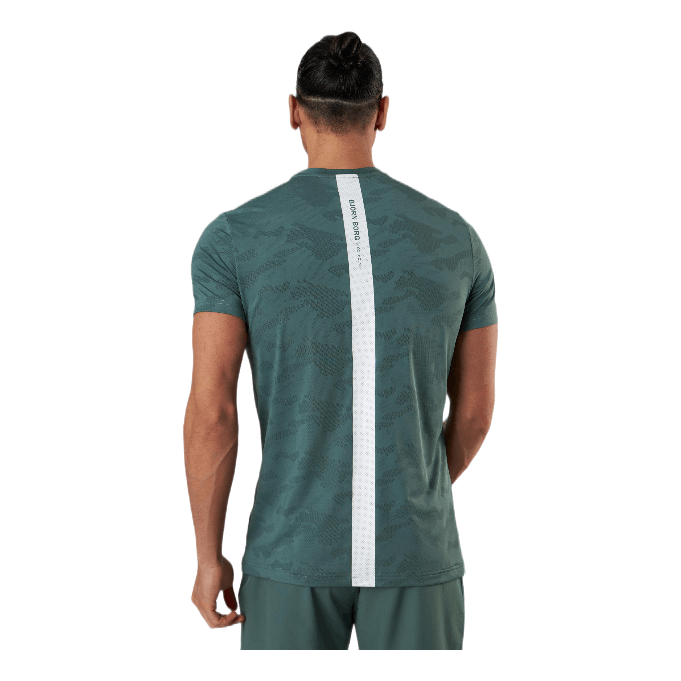 BJØRN BORG Sthlm Perf Tee Green 5 BJØRN BORG Sthlm Perf Tee Green - Image 3