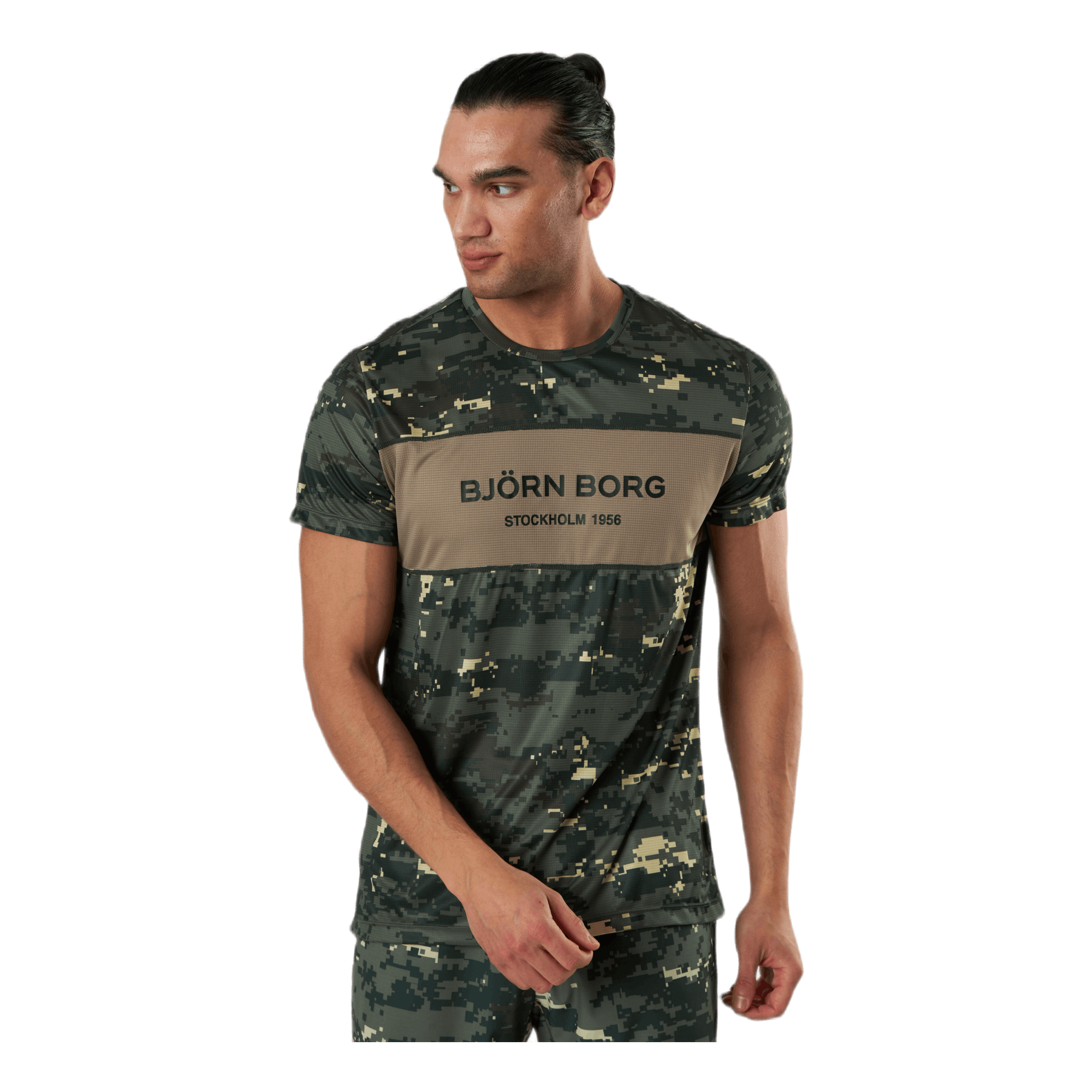 BJØRN BORG Sthlm Blocked Tee Green 3 BJØRN BORG Sthlm Blocked Tee Green