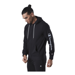 Champion Hooded Full Zip Sweatshirt Black
