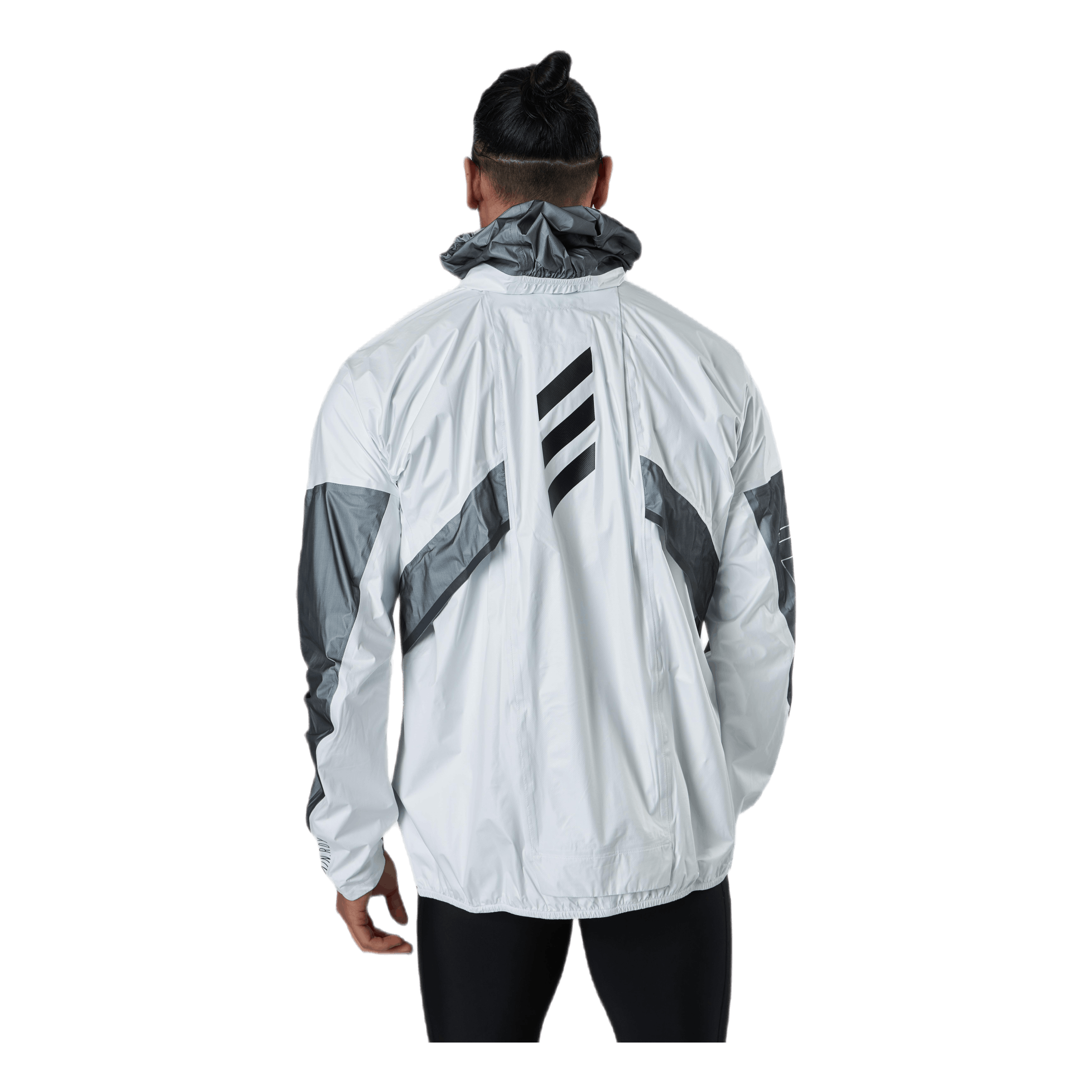 ADIDAS Terrex Agravic Tr Pro Rain Jacket Men White / Black 5 ADIDAS Terrex Agravic Tr Pro Rain Jacket Men White / Black - Image 3