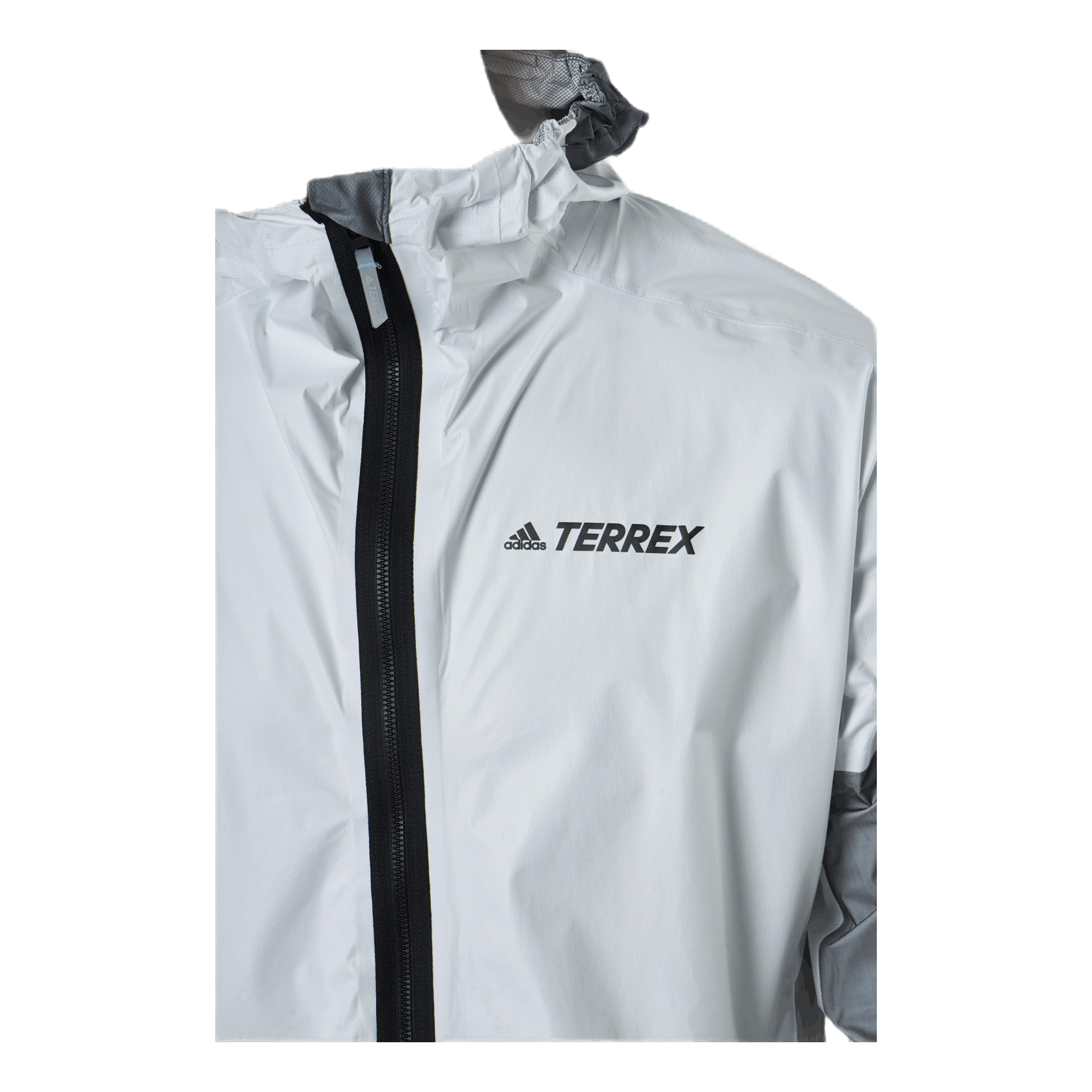 ADIDAS Terrex Agravic Tr Pro Rain Jacket Men White / Black 6 ADIDAS Terrex Agravic Tr Pro Rain Jacket Men White / Black - Image 4