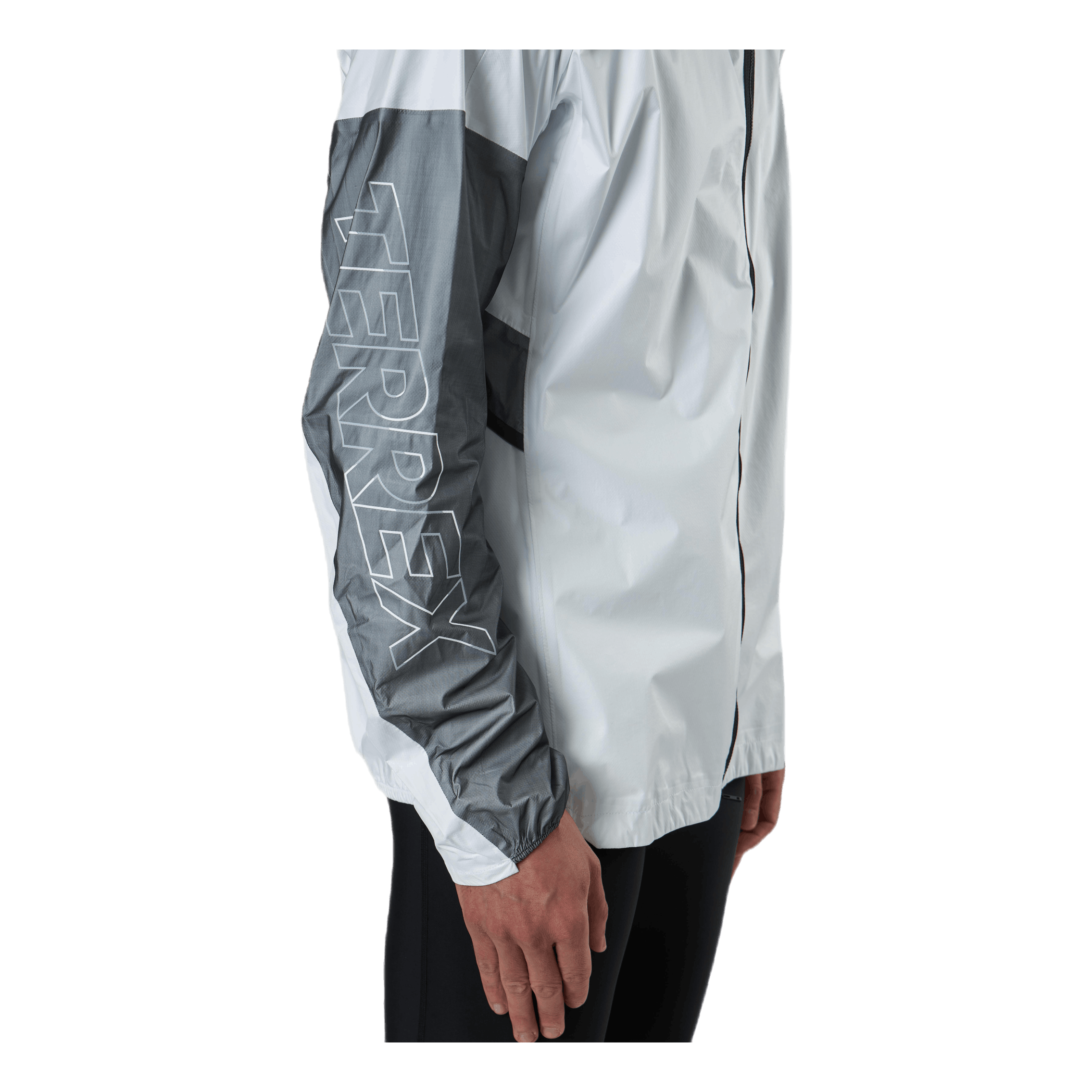 ADIDAS Terrex Agravic Tr Pro Rain Jacket Men White / Black 7 ADIDAS Terrex Agravic Tr Pro Rain Jacket Men White / Black - Image 5