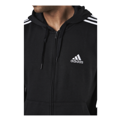 ADIDAS Essentials Full-Zip Hoodie Black / White -Takit Myynti 2023 09451 04 005