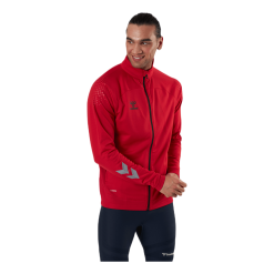 Hummel Poly Zip Jacket Red
