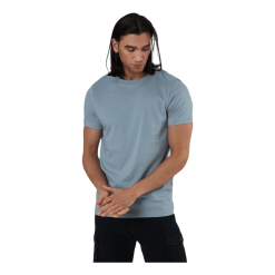 Bread & Boxers Crew-Neck Cotton Blue