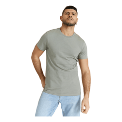 Bread & Boxers Crew-Neck Cotton Green -Takit Myynti 2023 09467 78 004