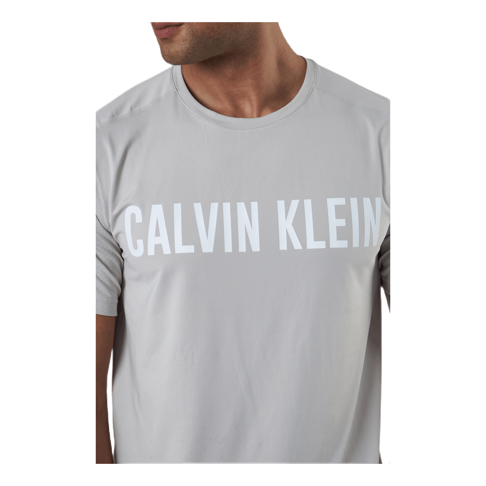 Calvin Klein Short Sleeve T-Shirt Grey 6 Calvin Klein Short Sleeve T-Shirt Grey - Image 4