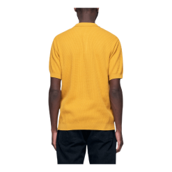 DEDICATED Sweater Short Sleeve Gnesta Yellow -Takit Myynti 2023 17356 YLW YLW 4