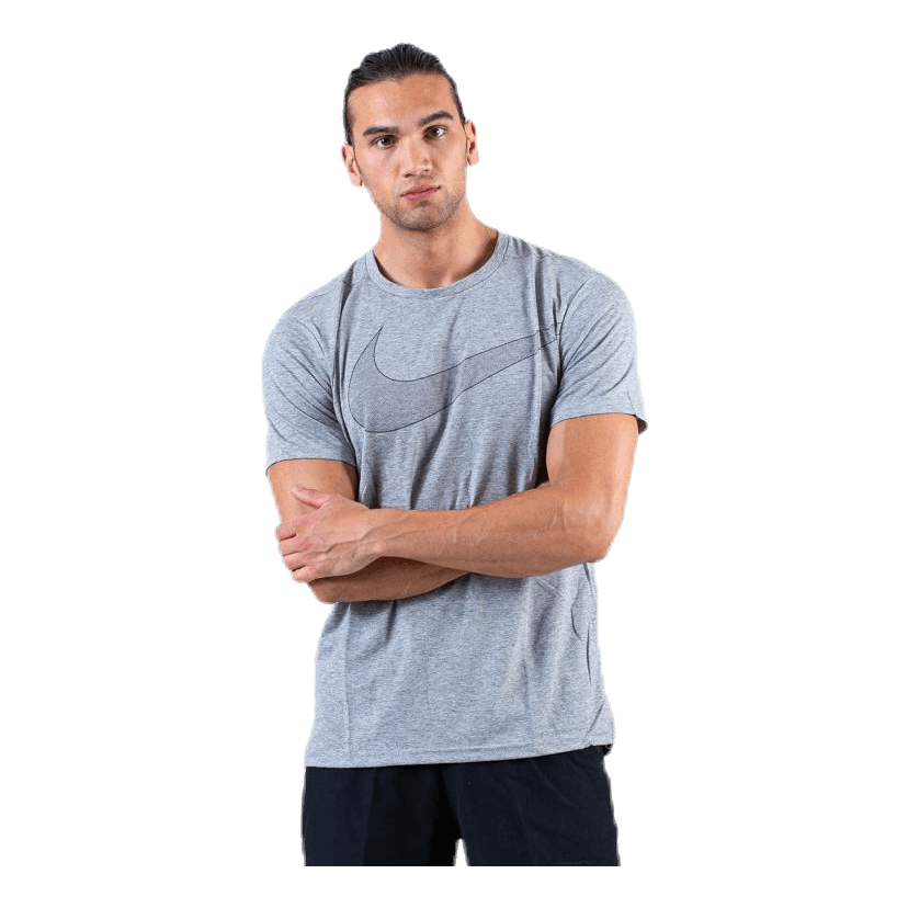 Nike Breathe Top SS Hyper Dry Black/Grey 5 Nike Breathe Top SS Hyper Dry Black/Grey - Image 3