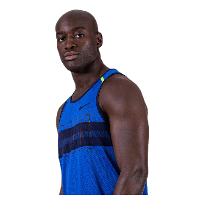 Nike Wil Run Tank Mesh Blue 4 Nike Wil Run Tank Mesh Blue - Image 2