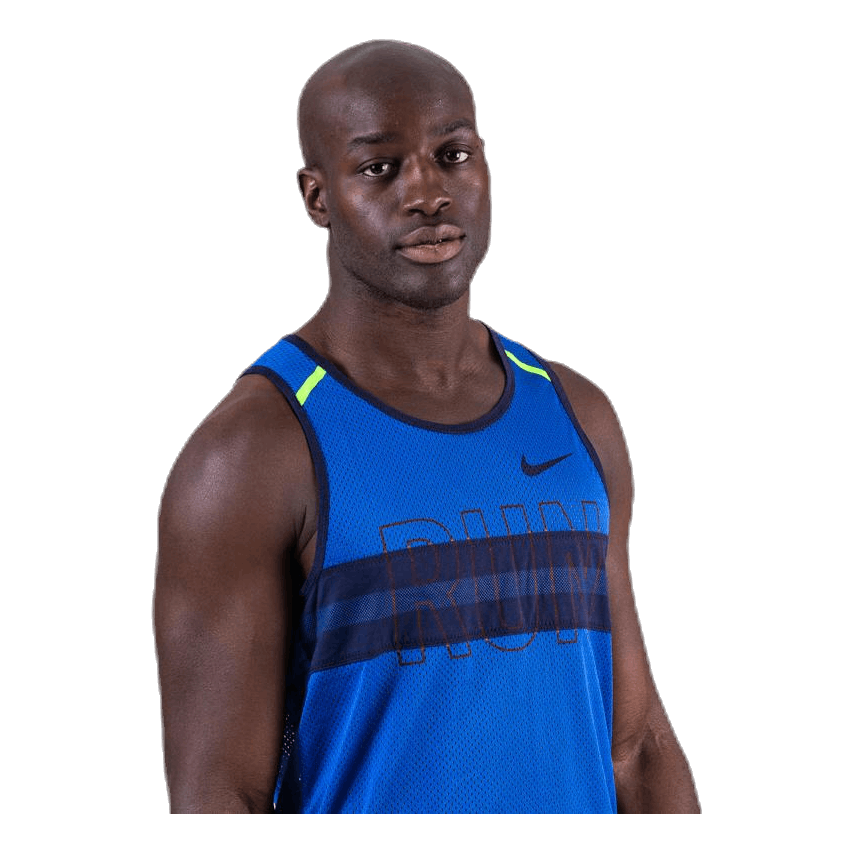 Nike Wil Run Tank Mesh Blue 6 Nike Wil Run Tank Mesh Blue - Image 4