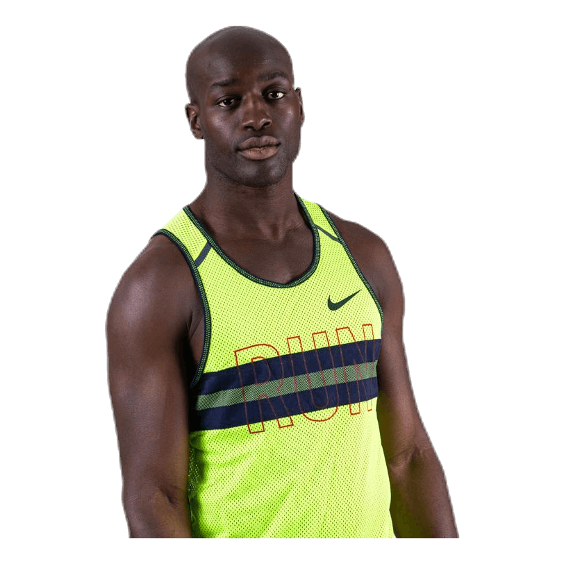 Nike Wil Run Tank Mesh Green 6 Nike Wil Run Tank Mesh Green - Image 4