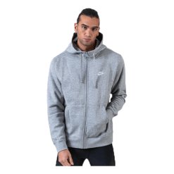 Nike Sportswear Club Fleece Men's Full-Zip Hoodie DK GREY HEATHER/MATTE SILVER/WHITE -Takit Myynti 2023 193147702545 007 410c028845cc43aaab9369be3fa3968b