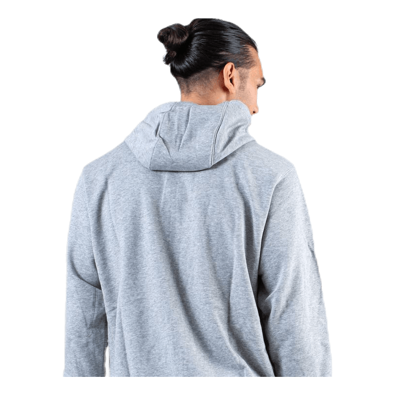 Nike Sportswear Club Men's Full-Zip Hoodie DK GREY HEATHER/MATTE SILVER/WHITE 7 Nike Sportswear Club Men's Full-Zip Hoodie DK GREY HEATHER/MATTE SILVER/WHITE - Image 5