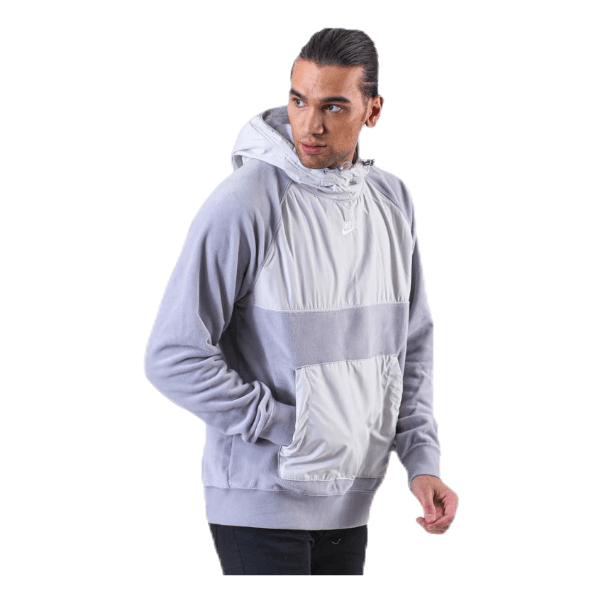 Nike Club Pullover Winter Hoodie Grey 7 Nike Club Pullover Winter Hoodie Grey - Image 5