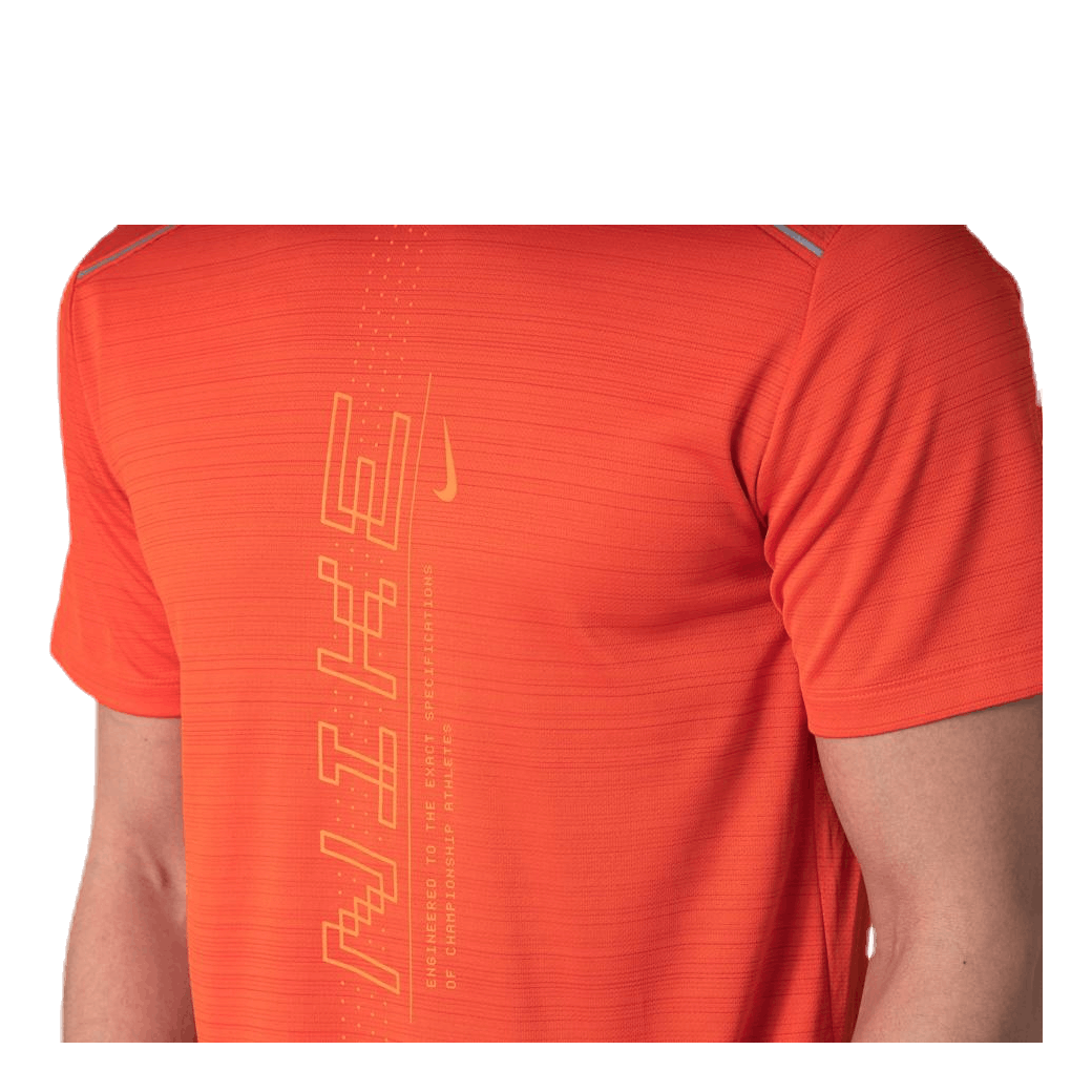 Nike Dry Miler SS Future Fast Orange 5 Nike Dry Miler SS Future Fast Orange - Image 3