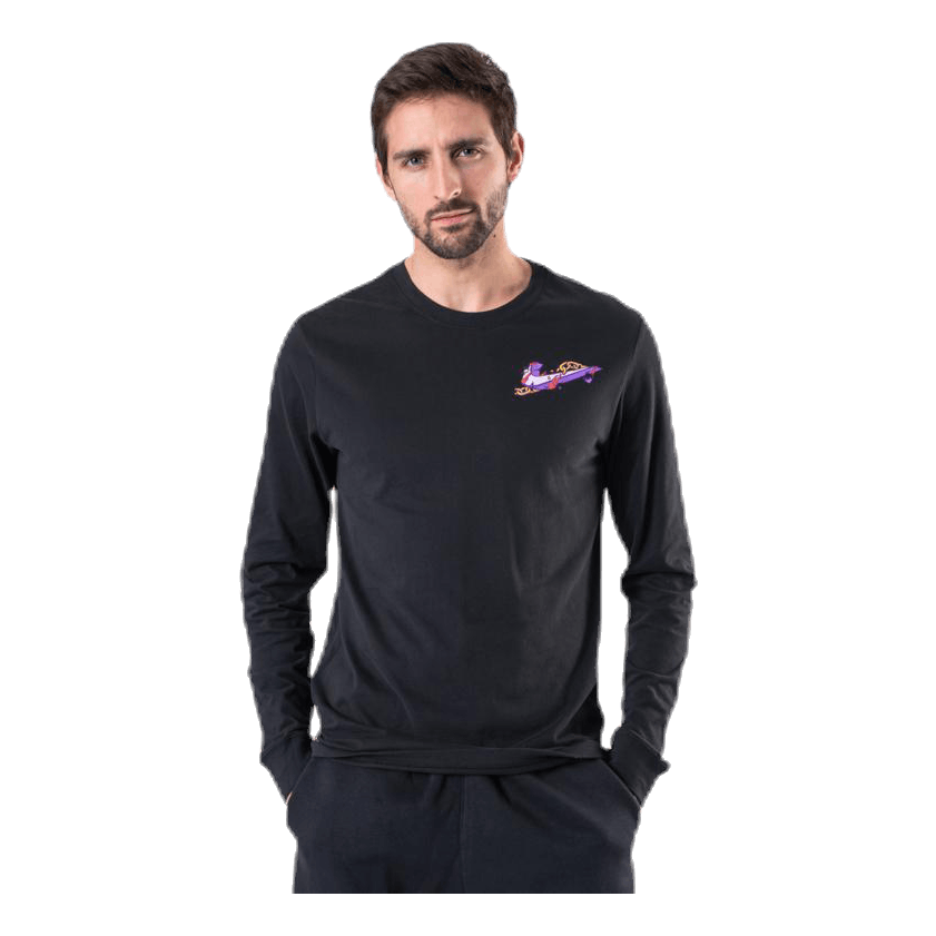 Nike Dry Tee LS Hook Black 3 Nike Dry Tee LS Hook Black
