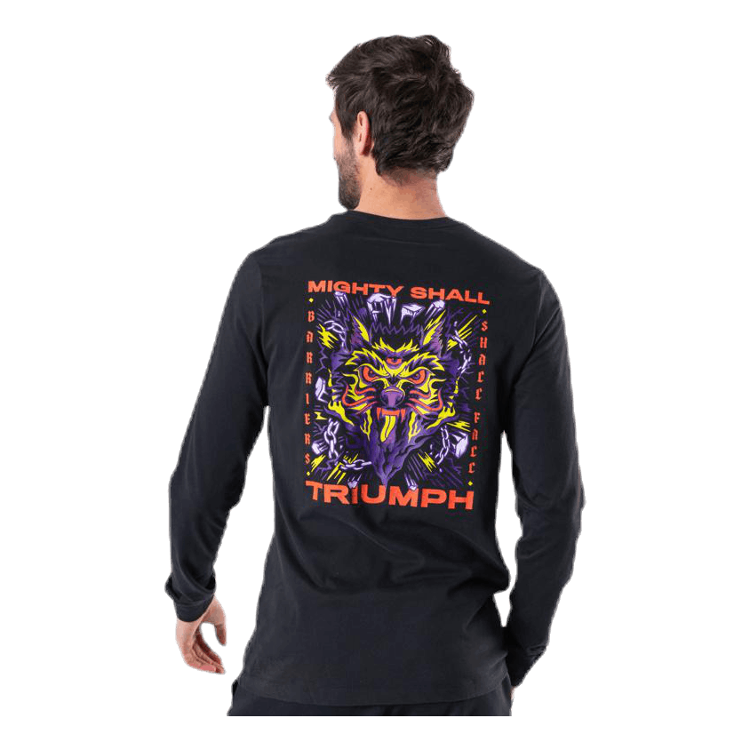 Nike Dry Tee LS Hook Black 4 Nike Dry Tee LS Hook Black - Image 2