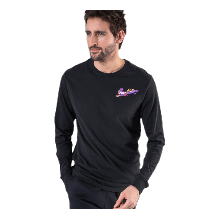 Nike Dry Tee LS Hook Black 7 Nike Dry Tee LS Hook Black - Image 5