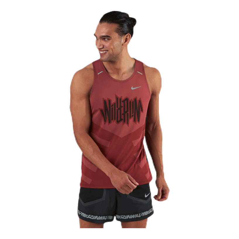Nike Dri-FIT Rise 365 Wild Run Tank Black/Red 3 Nike Dri-FIT Rise 365 Wild Run Tank Black/Red