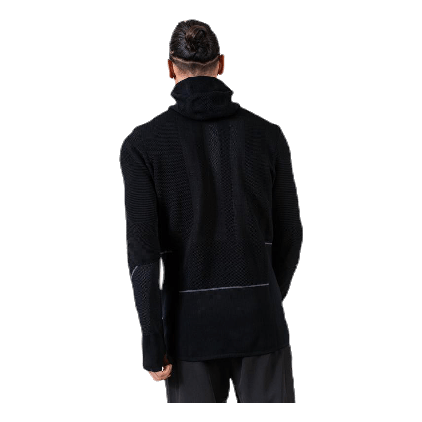 ADIDAS Primeknit Midlayer Jacket Black 6 ADIDAS Primeknit Midlayer Jacket Black - Image 4