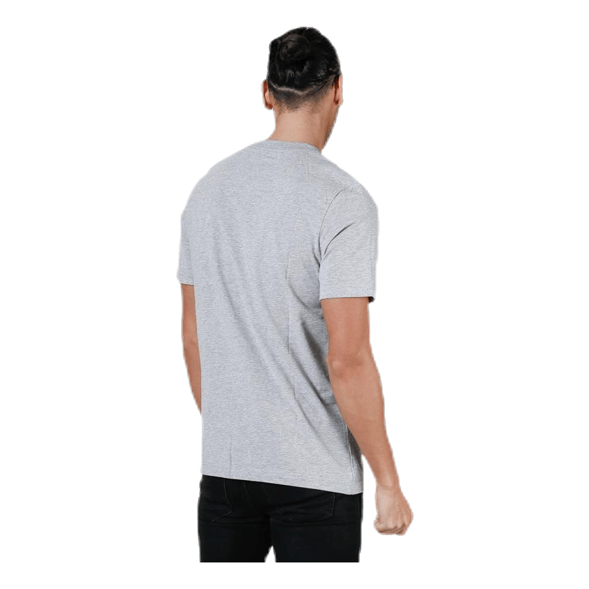 ADIDAS Essentials Linear T-Shirt Medium Grey Heather / Black 5 ADIDAS Essentials Linear T-Shirt Medium Grey Heather / Black - Image 3
