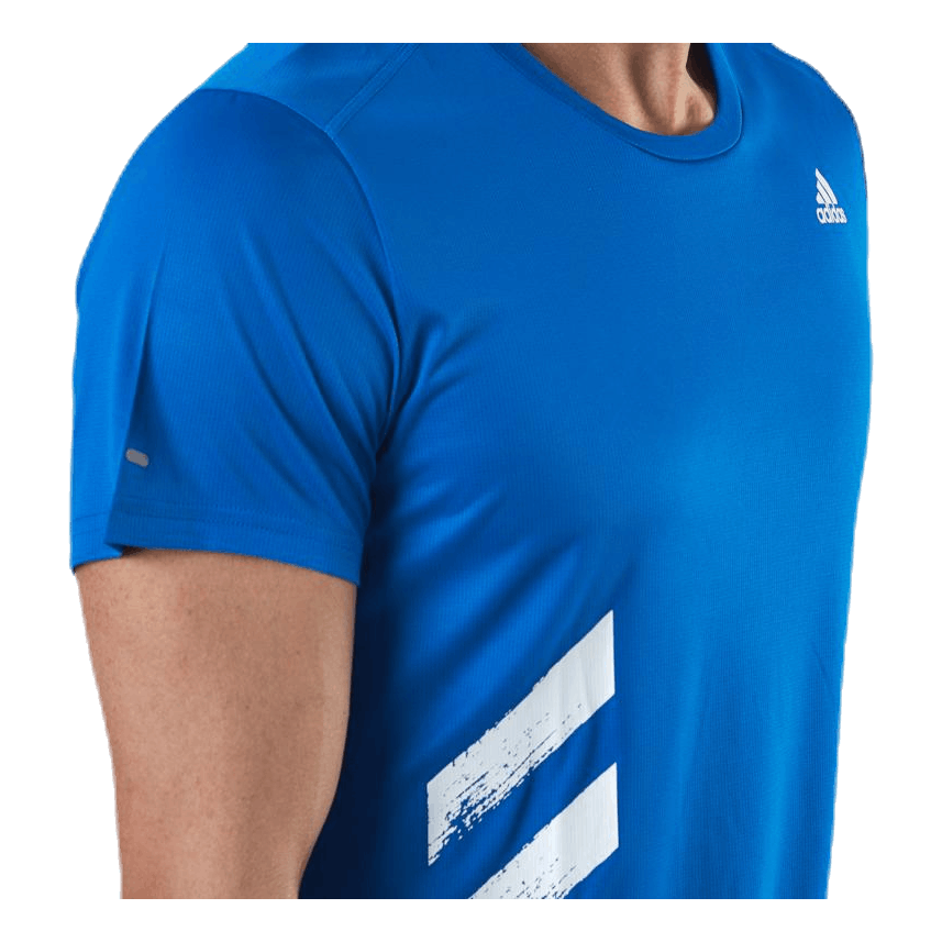 ADIDAS Run It Tee PB Blue 7 ADIDAS Run It Tee PB Blue - Image 5
