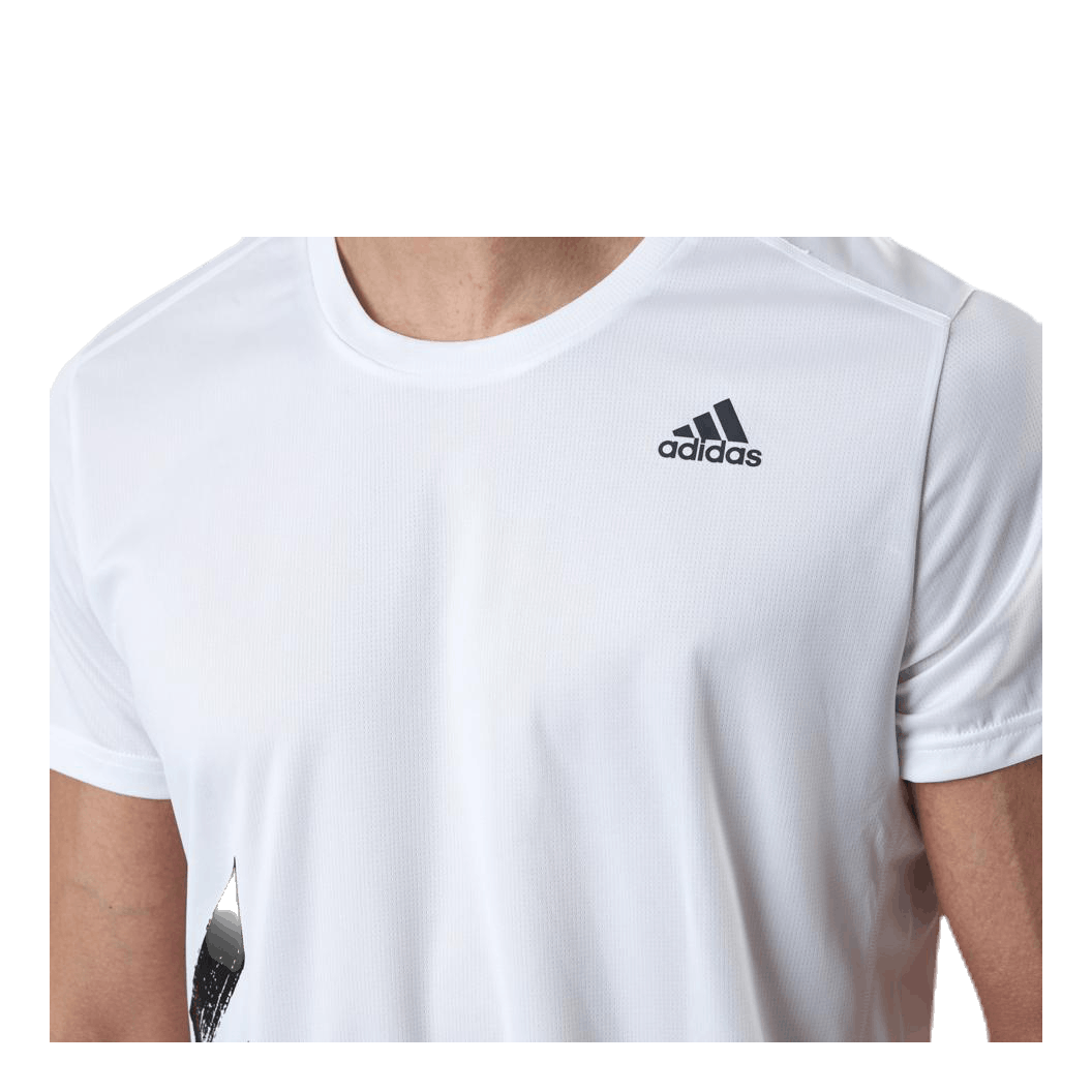 ADIDAS Run It Tee PB White 5 ADIDAS Run It Tee PB White - Image 3