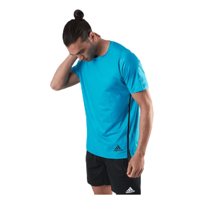 ADIDAS FL Primeblue Tee Blue 3 ADIDAS FL Primeblue Tee Blue