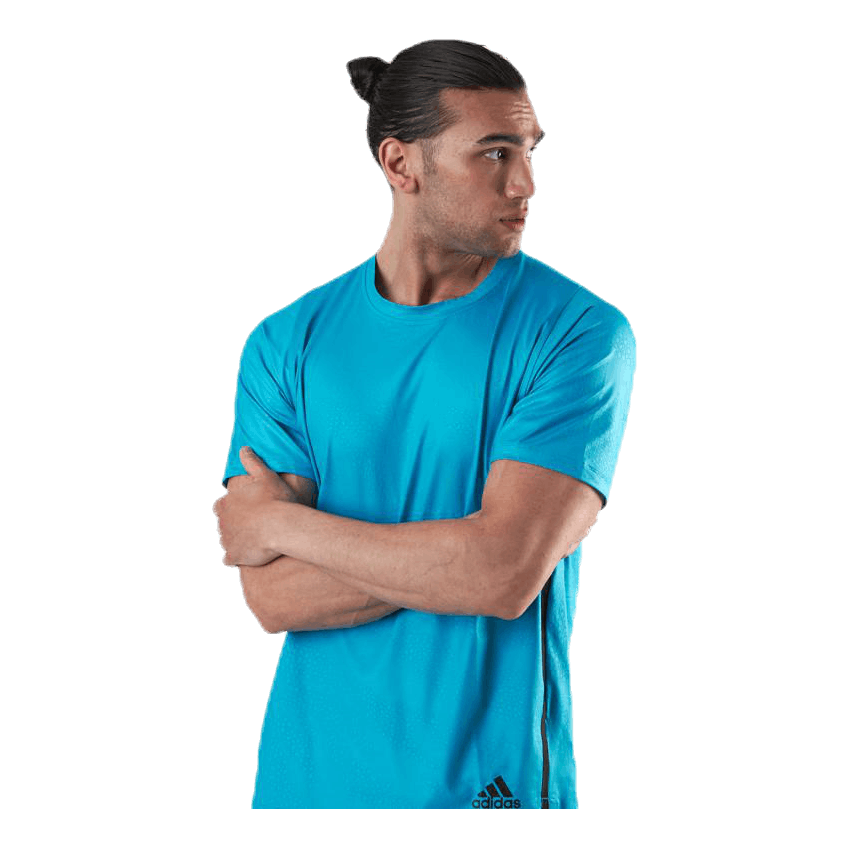 ADIDAS FL Primeblue Tee Blue 4 ADIDAS FL Primeblue Tee Blue - Image 2