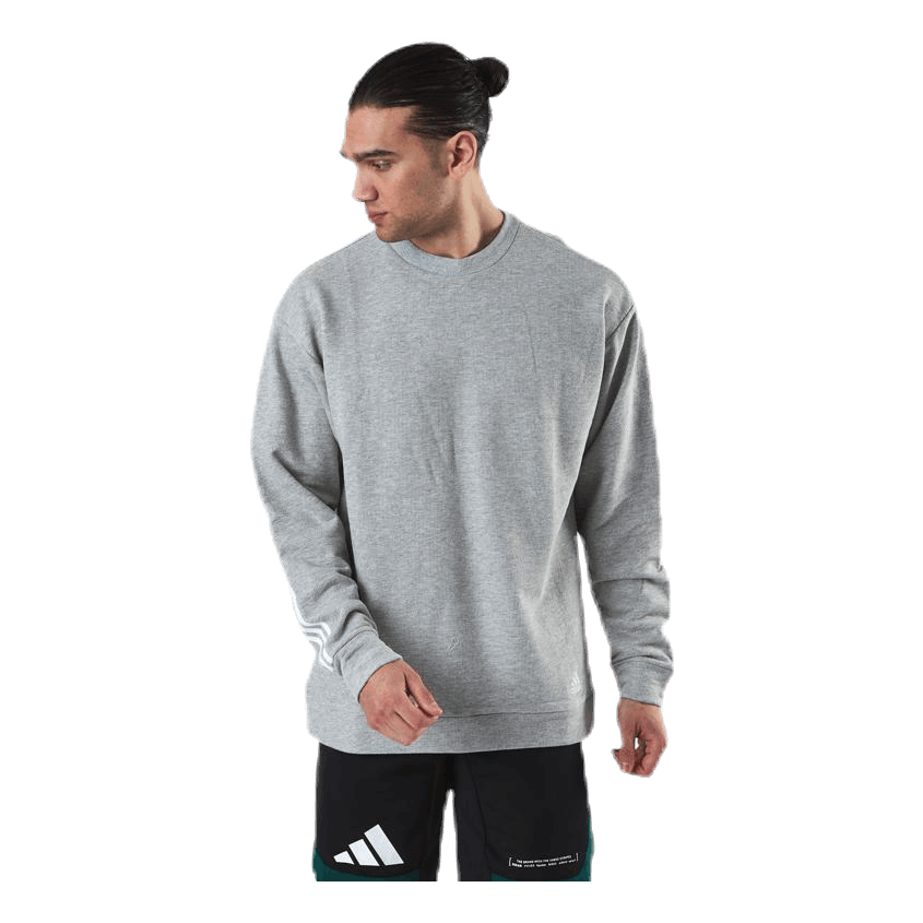 ADIDAS Mh Lw Ft Crew White/Grey 3 ADIDAS Mh Lw Ft Crew White/Grey