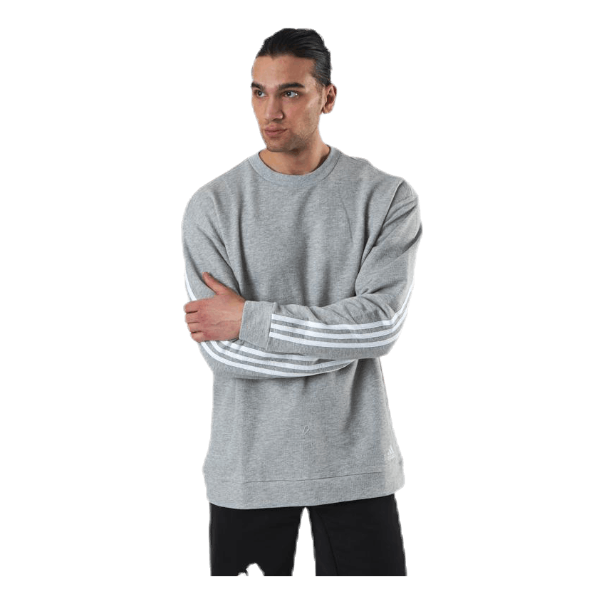 ADIDAS Mh Lw Ft Crew White/Grey 7 ADIDAS Mh Lw Ft Crew White/Grey - Image 5