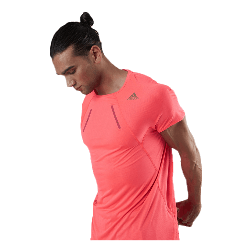 ADIDAS Heat Ready Tee Pink 6 ADIDAS Heat Ready Tee Pink - Image 4