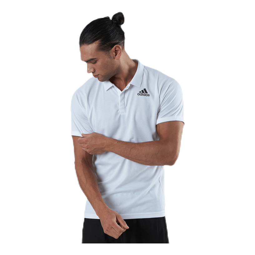 ADIDAS TENNIS Freelift Polo Heat Rdy White 6 ADIDAS TENNIS Freelift Polo Heat Rdy White - Image 4